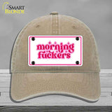 Morning F-ckers Novelty License Plate Hat HAT-MLP-14490
