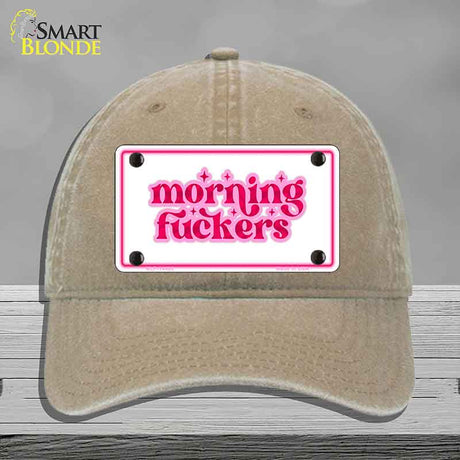 Morning F-ckers Novelty License Plate Hat HAT-MLP-14490
