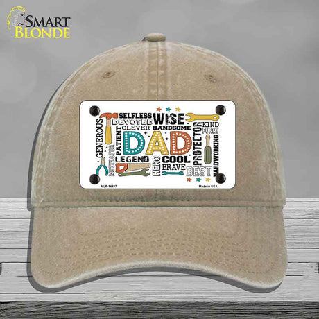 Dad Qualities Novelty License Plate Hat HAT-MLP-14497