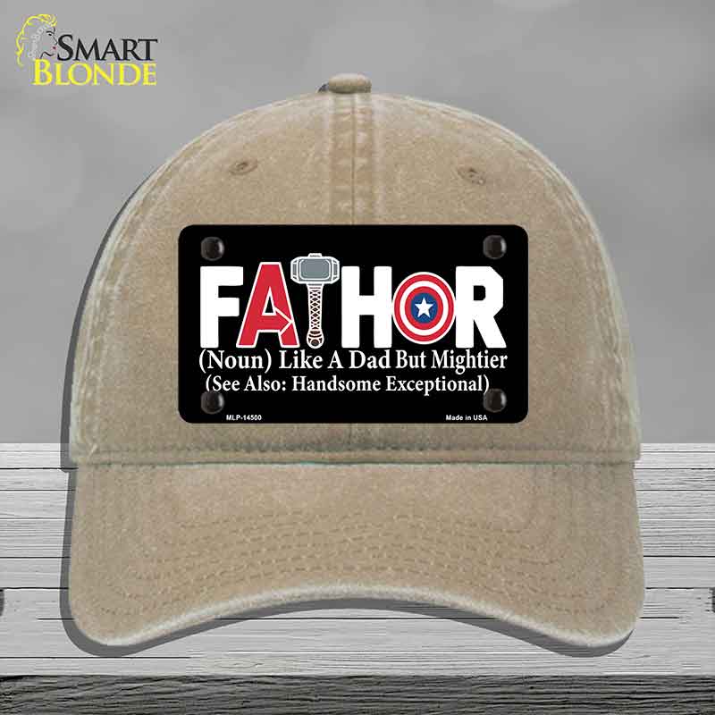 FATHOR Novelty License Plate Hat HAT-MLP-14500