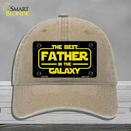 Best Father in the Galaxy Novelty License Plate Hat HAT-MLP-14503