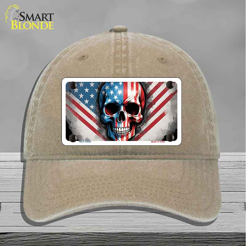 American Skull Novelty License Plate Hat HAT-MLP-14509