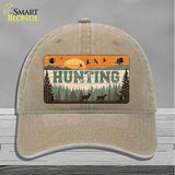 Hunting Sunset Novelty License Plate Hat HAT-MLP-14511