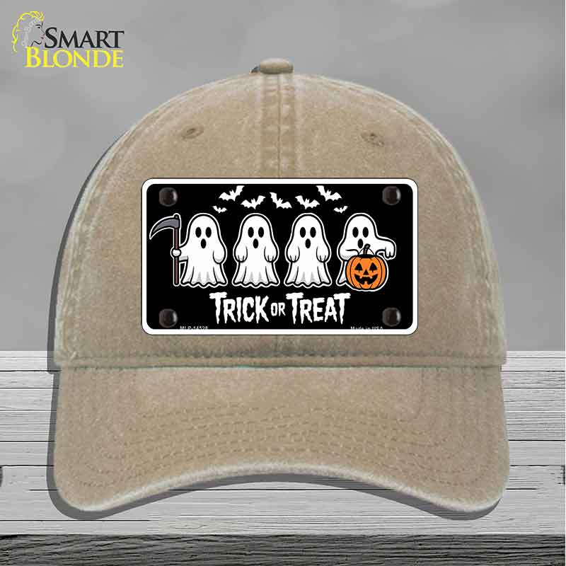 Trick or Treat Ghosts Novelty License Plate Hat HAT-MLP-14528