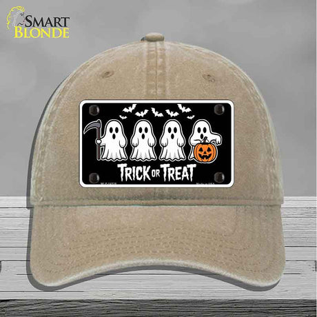 Trick or Treat Ghosts Novelty License Plate Hat HAT-MLP-14528