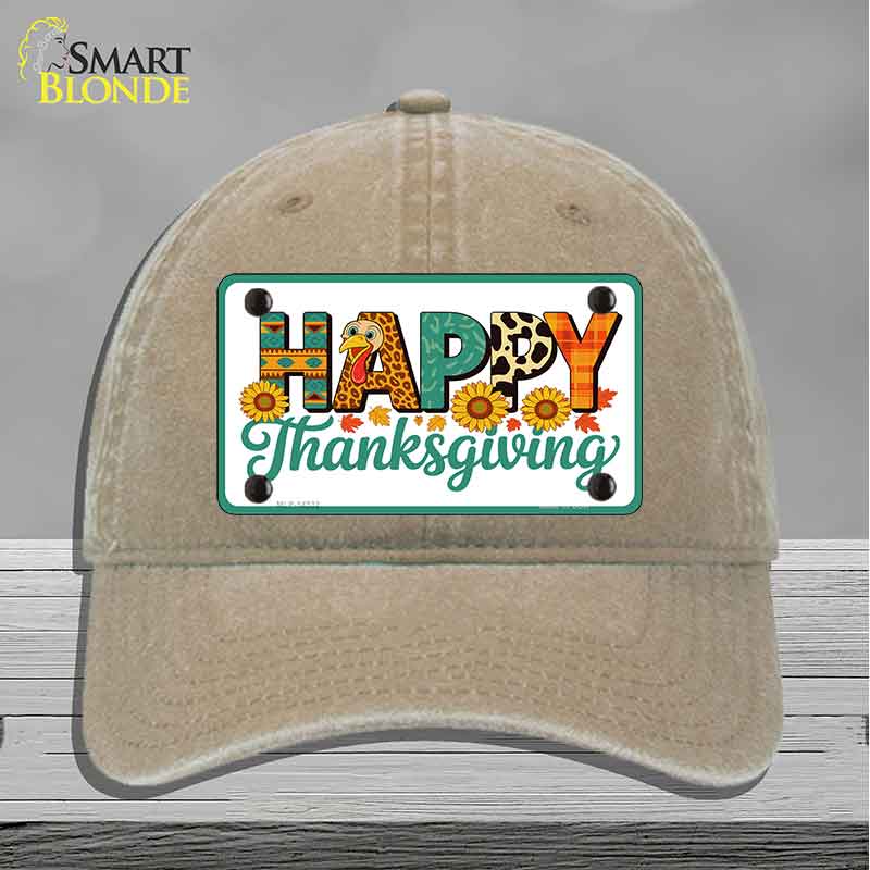 Happy Thanksgiving Novelty License Plate Hat HAT-MLP-14532