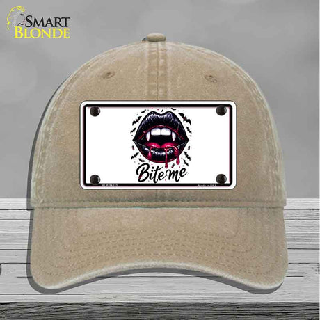 Bite Me Novelty License Plate Hat HAT-MLP-14533