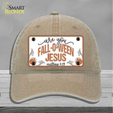 Fall-o-ween Jesus Novelty License Plate Hat HAT-MLP-14534