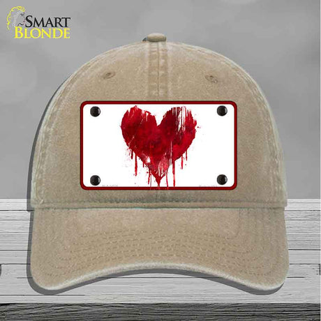 Bloody Heart Novelty License Plate Hat HAT-MLP-14538