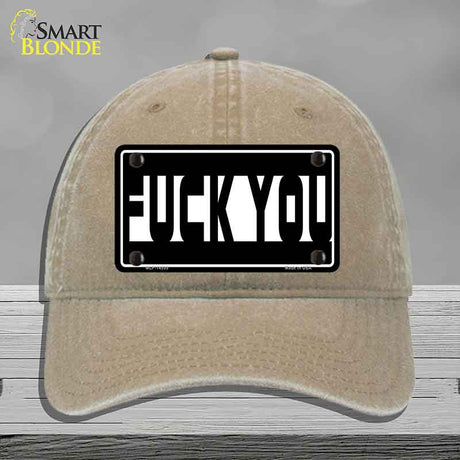 F-ck You Hidden Novelty License Plate Hat HAT-MLP-14555