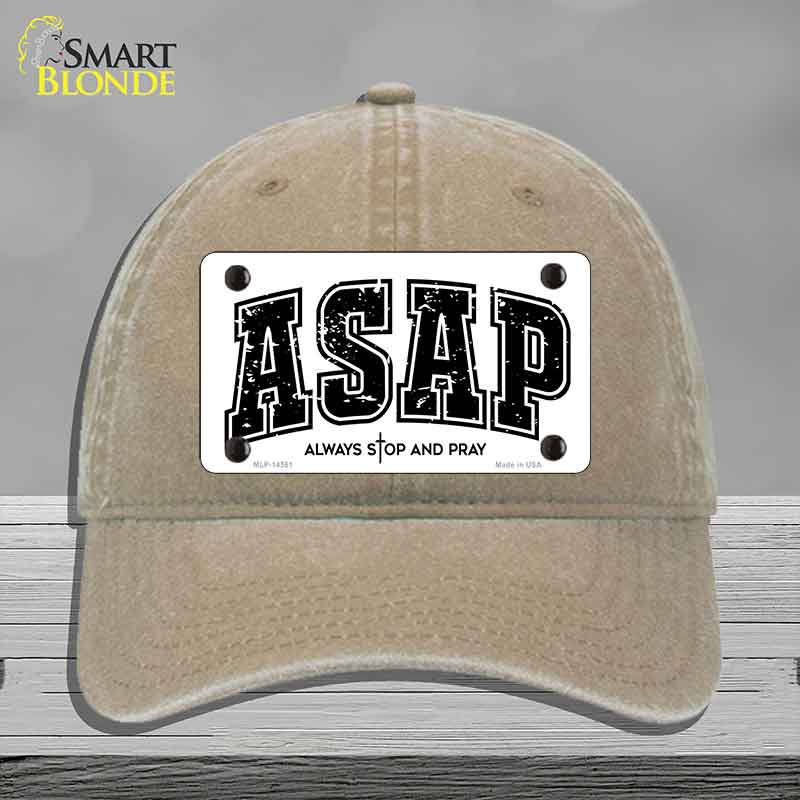 Always Stop and Pray Novelty License Plate Hat HAT-MLP-14561