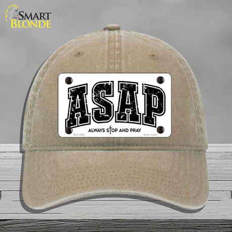 Always Stop and Pray Novelty License Plate Hat HAT-MLP-14561