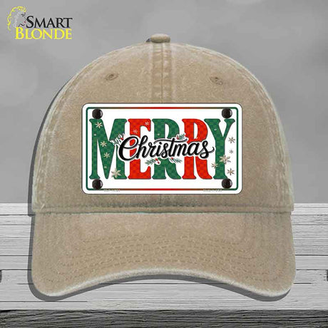 Merry Christmas Novelty License Plate Hat HAT-MLP-14563