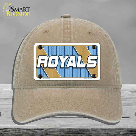 ROYALS Graphic Novelty License Plate Hat HAT-MLP-14576 Unconstructed Cotton Khaki
