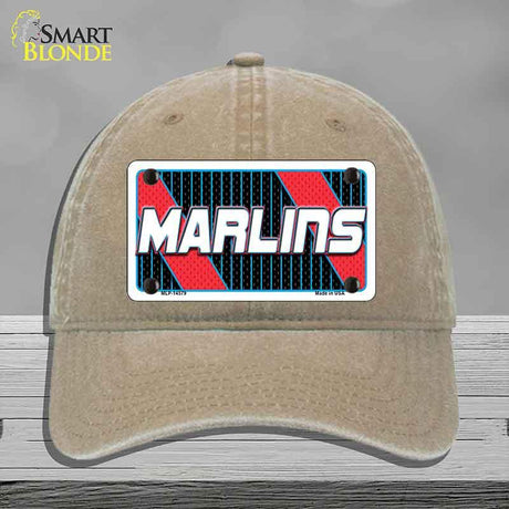 MARLINS Graphic Novelty License Plate Hat HAT-MLP-14579 Unconstructed Cotton Khaki