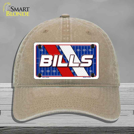 BILLS Graphic Novelty License Plate Hat HAT-MLP-14628 Unconstructed Cotton Khaki
