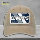 COWBOYS Graphic Novelty License Plate Hat HAT-MLP-14633 Unconstructed Cotton Khaki