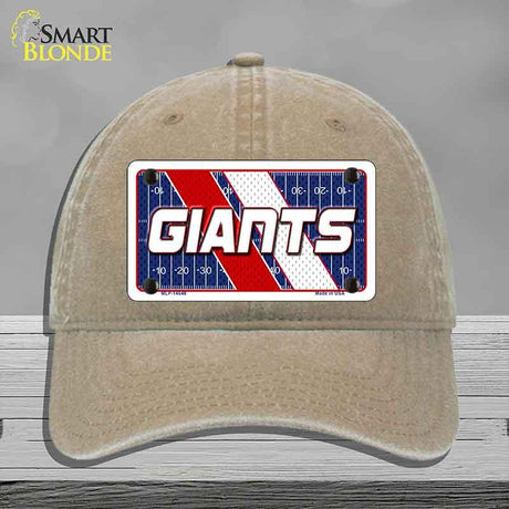 GIANTS Graphic Novelty License Plate Hat HAT-MLP-14648 Unconstructed Cotton Khaki
