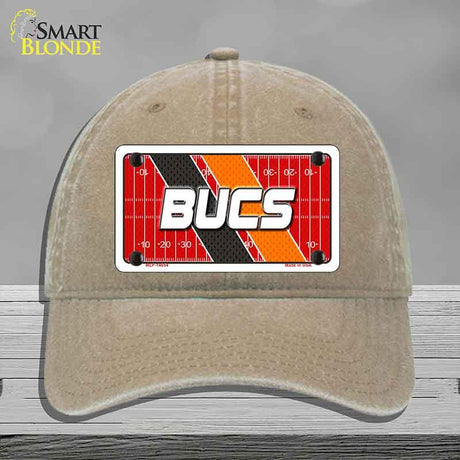 BUCS Graphic Novelty License Plate Hat HAT-MLP-14654 Unconstructed Cotton Khaki