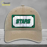 STARS Graphic Novelty License Plate Hat HAT-MLP-14665 Unconstructed Cotton Khaki