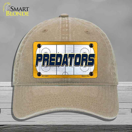 PREDATORS Graphic Novelty License Plate Hat HAT-MLP-14672 Unconstructed Cotton Khaki