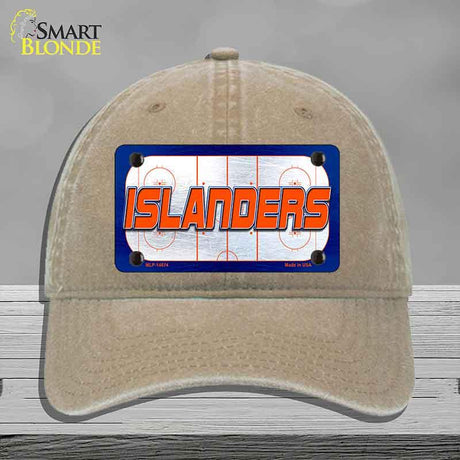 ISLANDERS Graphic Novelty License Plate Hat HAT-MLP-14674 Unconstructed Cotton Khaki