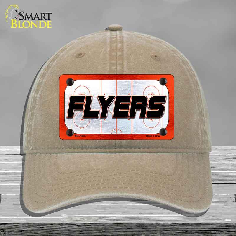 FLYERS Graphic Novelty License Plate Hat HAT-MLP-14677 Unconstructed Cotton Khaki