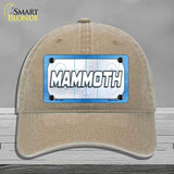 MAMMOTH Graphic Novelty License Plate Hat HAT-MLP-14684 Unconstructed Cotton Khaki
