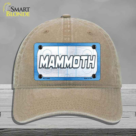 MAMMOTH Graphic Novelty License Plate Hat HAT-MLP-14684 Unconstructed Cotton Khaki