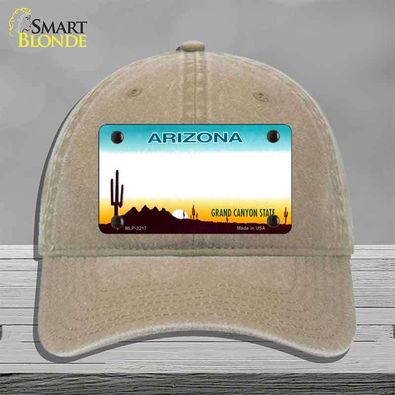 Arizona State Blank Novelty License Plate Hat HAT-MLP-2217