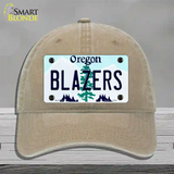 Blazers Oregon State Novelty License Plate Hat Unconstructed Cotton / Khaki