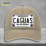 Caguas Novelty License Plate Hat Unconstructed Cotton / Khaki