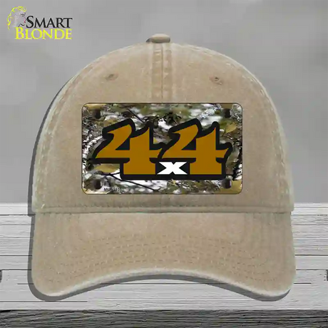 4x4 Camouflage Novelty License Plate Hat Unconstructed Cotton / Khaki