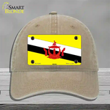 Brunei Flag Novelty License Plate Hat Unconstructed Cotton / Khaki