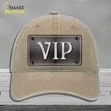 VIP Novelty License Plate Hat Unconstructed Cotton / Khaki