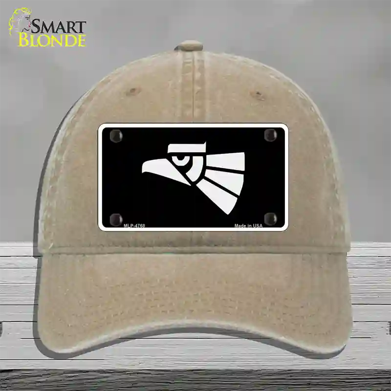 Made In Mexico Eagle Novelty License Plate Hat Unconstructed Cotton / Khaki