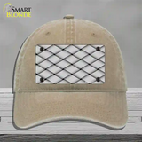 Weave Customizable Novelty License Plate Hat Unconstructed Cotton / Khaki