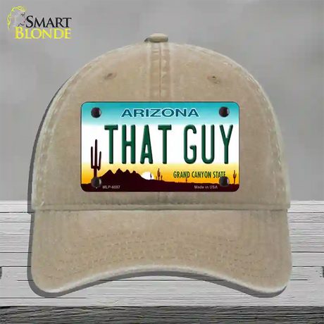 That Guy Arizona Novelty License Plate Hat Unconstructed Cotton / Khaki