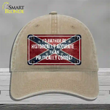 Historically Accurate Novelty License Plate Hat Unconstructed Cotton / Khaki