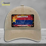 Arizona Centennial State Rusty Novelty License Plate Hat HAT-MLP-8190