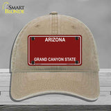 Arizona Red Novelty License Plate Hat HAT-MLP-8580