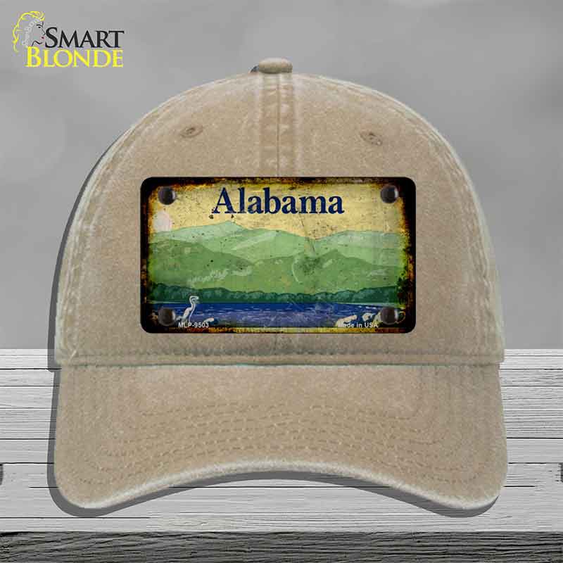Alabama Rusty Novelty License Plate Hat HAT-MLP-9503