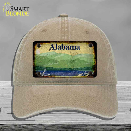 Alabama Rusty Novelty License Plate Hat HAT-MLP-9503