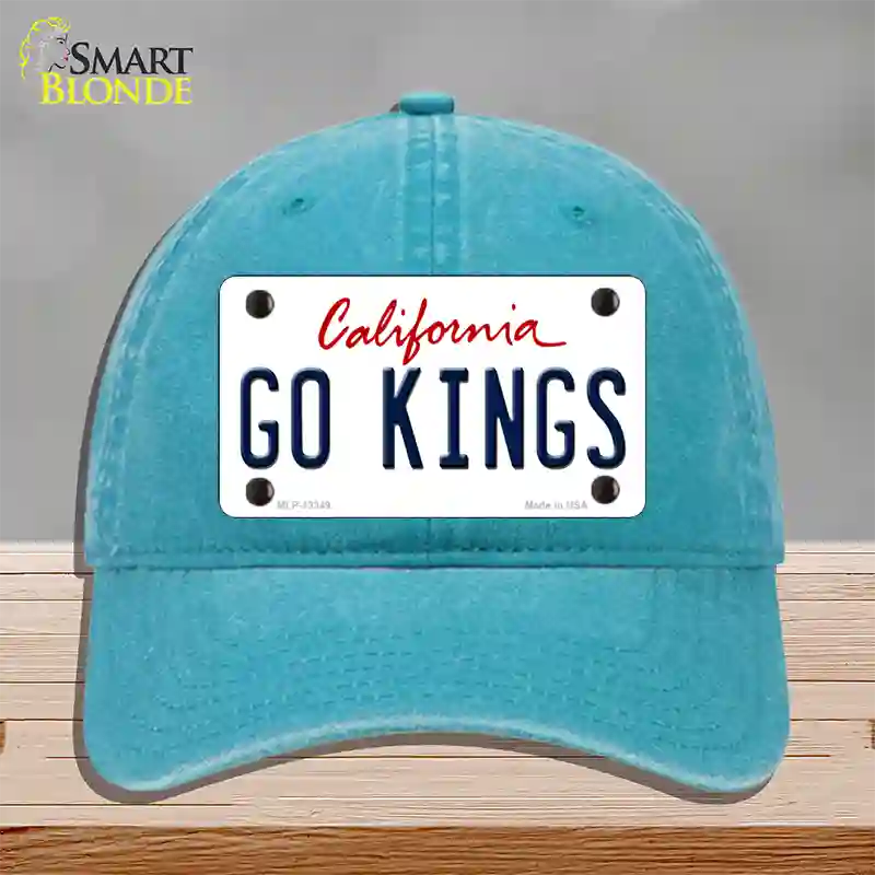 Go Kings California Novelty License Plate Hat Tag Unconstructed Cotton Lake Blue