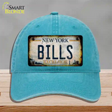 Bills Excelsior New York Rusty Novelty License Plate Hat Tag Unconstructed Cotton Lake Blue