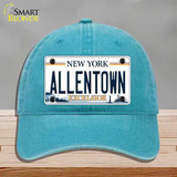 Allentown Excelsior New York Novelty License Plate Hat Tag Unconstructed Cotton Lake Blue