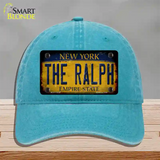 The Ralph New York Rusty Novelty License Plate Hat Tag Unconstructed Cotton Lake Blue