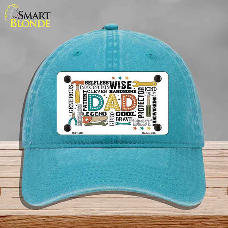 Dad Qualities Novelty License Plate Hat HAT-MLP-14497
