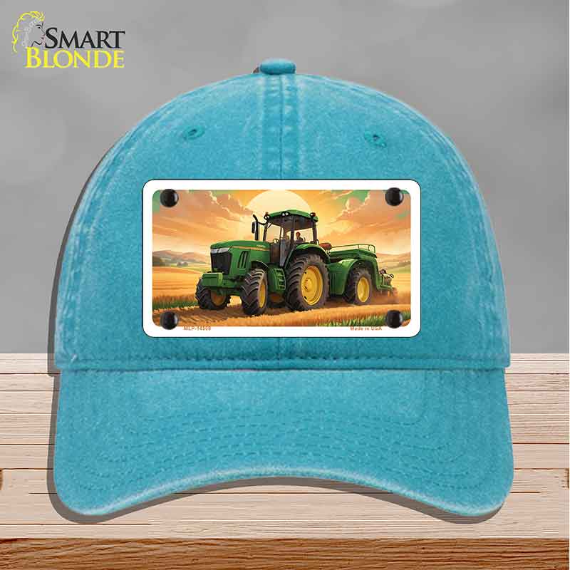 Tractor Sunset Novelty License Plate Hat HAT-MLP-14508