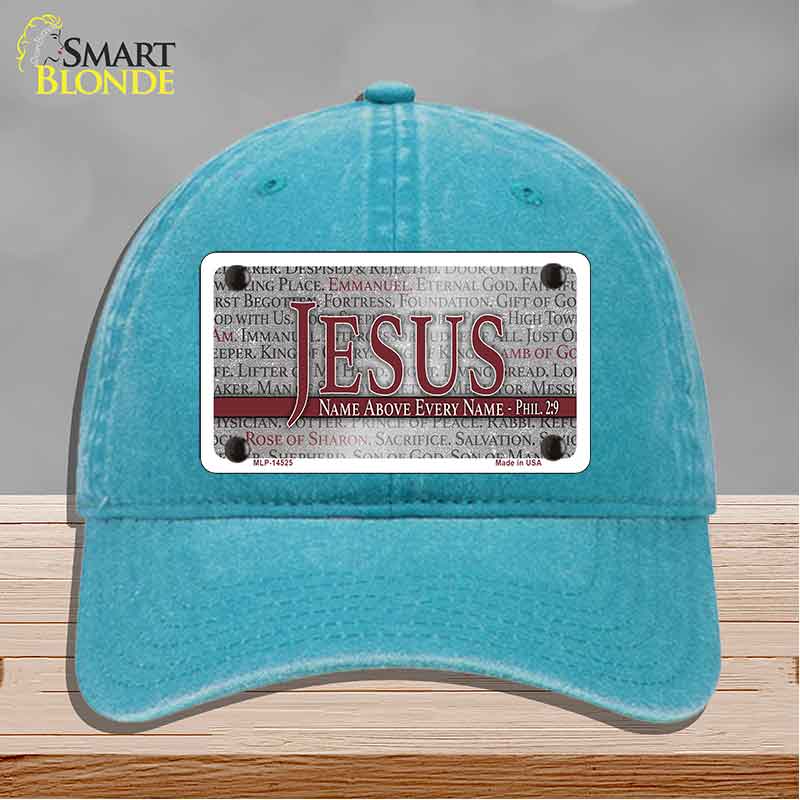 Jesus Name Above Every Name Novelty License Plate Hat HAT-MLP-14525